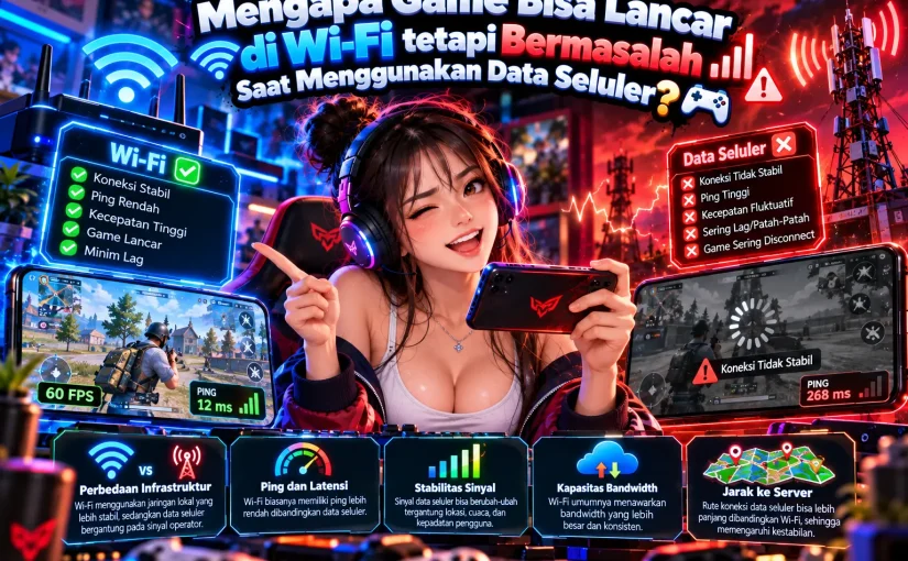 Mengapa Game Bisa Lancar di Wi-Fi tetapi Bermasalah Saat Menggunakan Data Seluler?